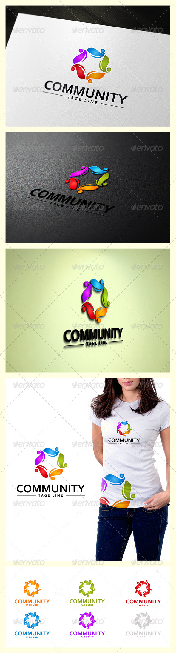 Community Star Logo - Symbols Logo Templates