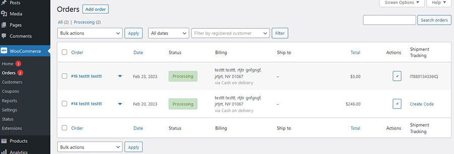 Order Shipment Tracking for WooCommerce by smartcms | CodeCanyon