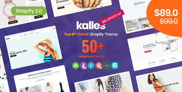 Wondrous Kalles - Clean, Versatile, Responsive Shopify Theme - RTL support