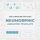 Neumorphic Animated Google Slides Template Designs, Presentation Templates