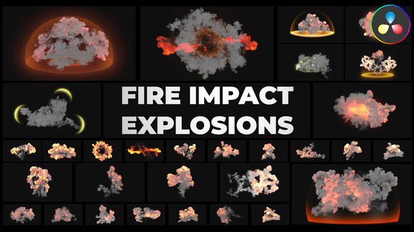 Fire Impact Explosions for DaVinci Resolve
