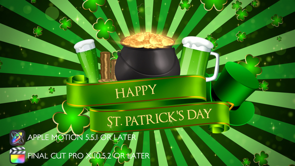 St. Patrick's Day Greetings - Apple Motion