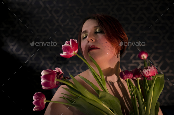 smell of flowers - Stock Photo - Images