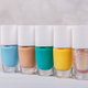 Nail polish five colourful bottles - PhotoDune Item for Sale