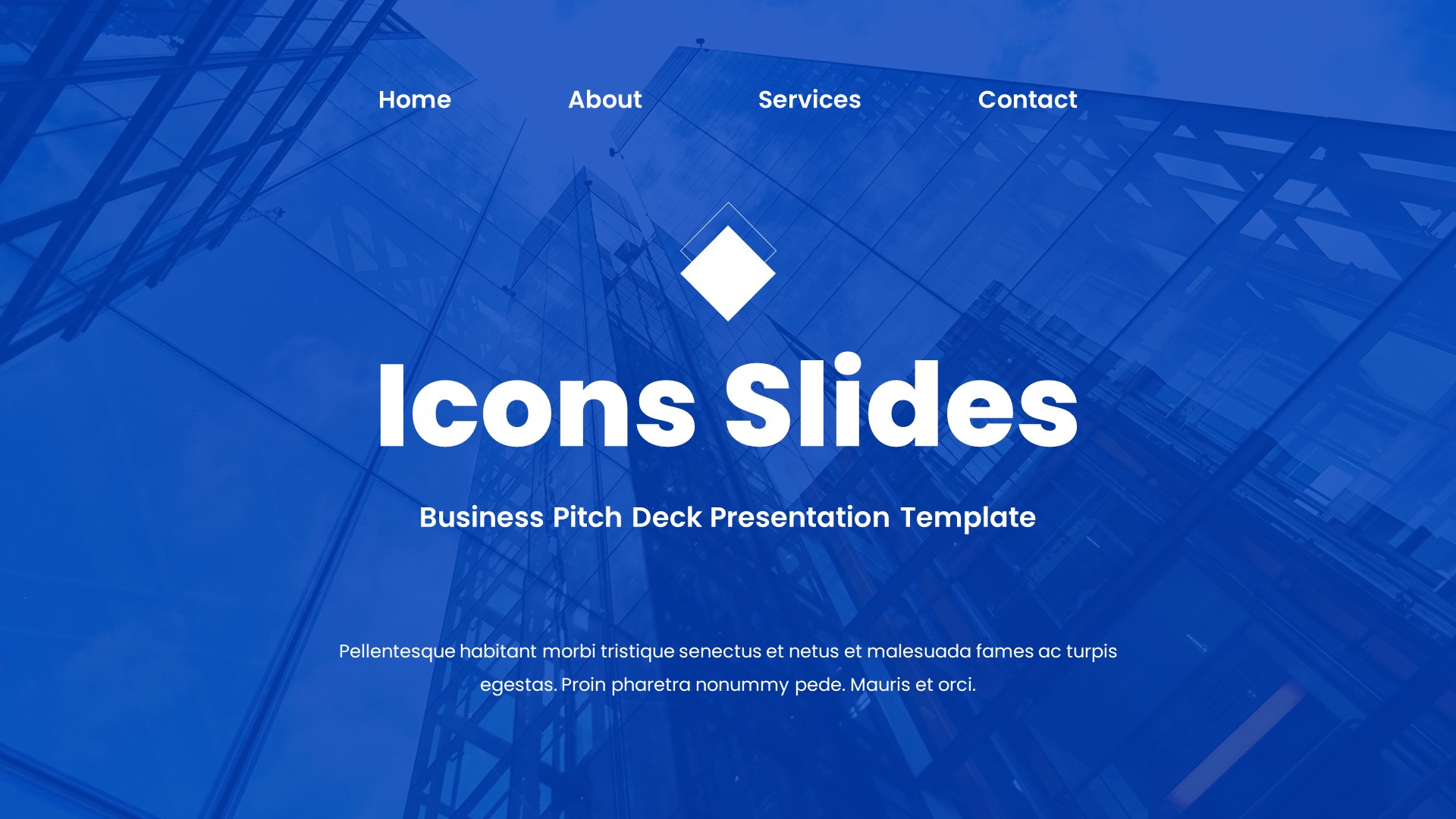 Business Pitch Deck Google Slides Template, Presentation Templates