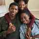 African American family with their military dad - PhotoDune Item for Sale