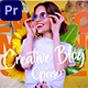 Youtube Blog Opener | Creative Colorful Vlog Intro | MOGRT - VideoHive Item for Sale