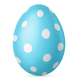 Handmade blue Easter egg isolated on a white. - PhotoDune Item for Sale