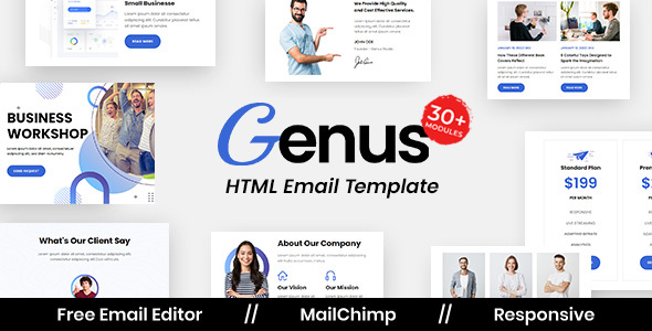 [DOWNLOAD]Genus Agency - Multipurpose Responsive Email Template