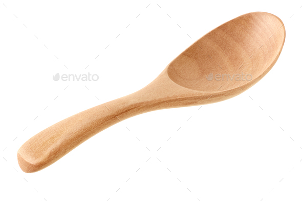 Empty wooden spoon - Stock Photo - Images