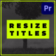 Resize Titles - VideoHive Item for Sale