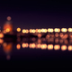 Background with blurred lights of lanterns at night. reflection of bokeh in river. Toulouse, France - PhotoDune Item for Sale