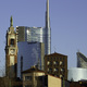 Modern buildings of Porta Nuova seen from Cimitero Monumentale, Milan - PhotoDune Item for Sale