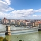 Astonishing cityscape of Budapest  with  Széchenyi Chain bridge over Danube river and  Parliament. - PhotoDune Item for Sale