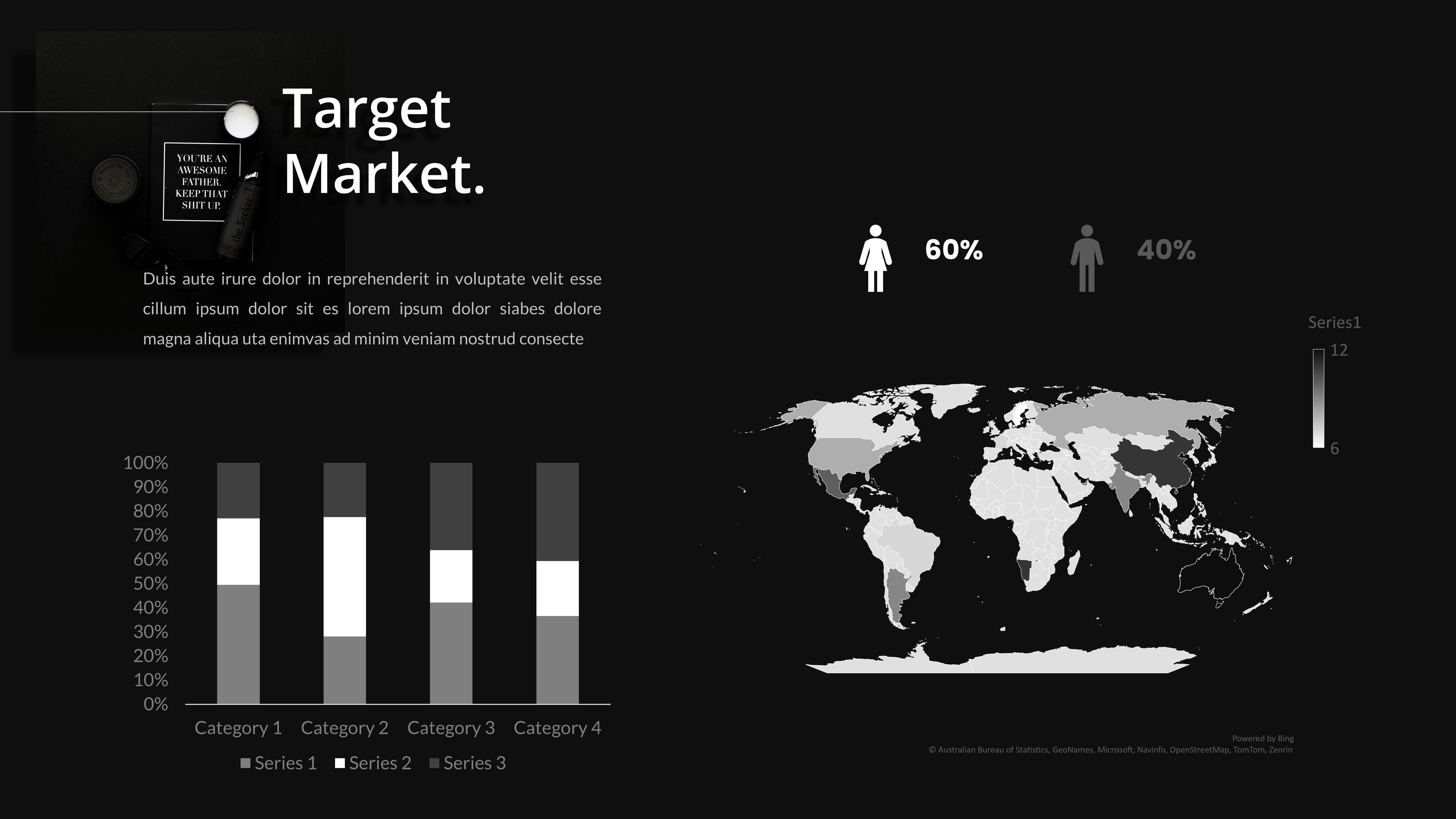 BLACK – Creative Business Powerpoint Template, Presentation Templates