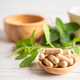 Alternative medicine herbal organic capsule drug with herbs leaf n  - PhotoDune Item for Sale