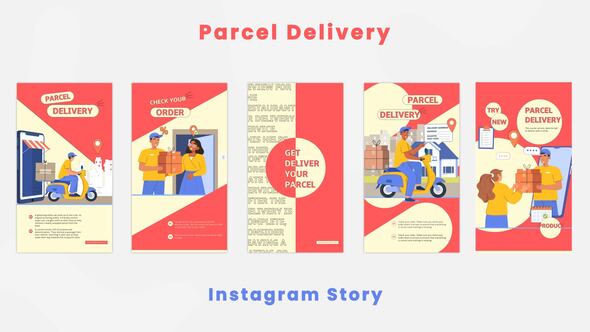 Parcel Delivery Instagram Story