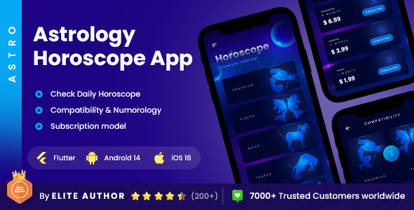 [DOWNLOAD]2 App Template| Astrology App| Horoscope App | Numerology App Compatibility App| Astro