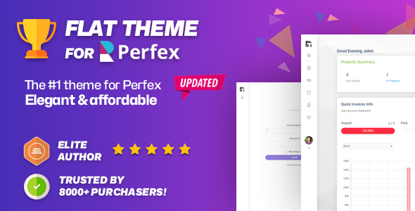 Perfex CRM Flat Theme - Clean, Responsive & Smart Customers UI