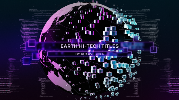 Earth Hi-Tech Titles Titles template preview