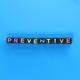letters of the alphabet with the word preventive. concept of prevention - PhotoDune Item for Sale