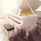 Classic grand piano in classical style room interior - PhotoDune Item for Sale
