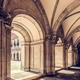 Ancient columns with arches at Palazzo Ducale or Doge&#39;s Palace in Venice, Italy - PhotoDune Item for Sale