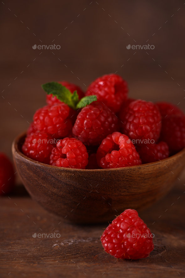 fresh organic berry raspberry healthy food - Stock Photo - Images
