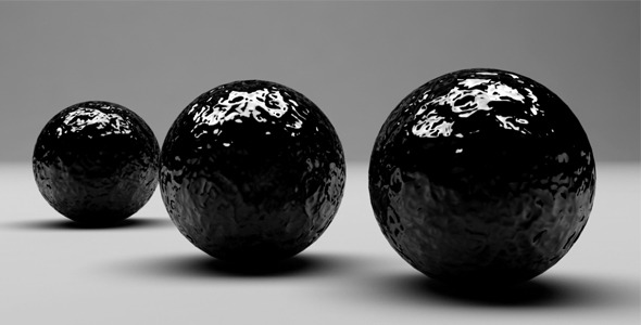 Black Spheres - VideoHive 3669797