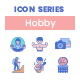 90 Hobby Icons | Indigo Series