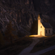 Incredible view on small iIlluminated chapel - PhotoDune Item for Sale