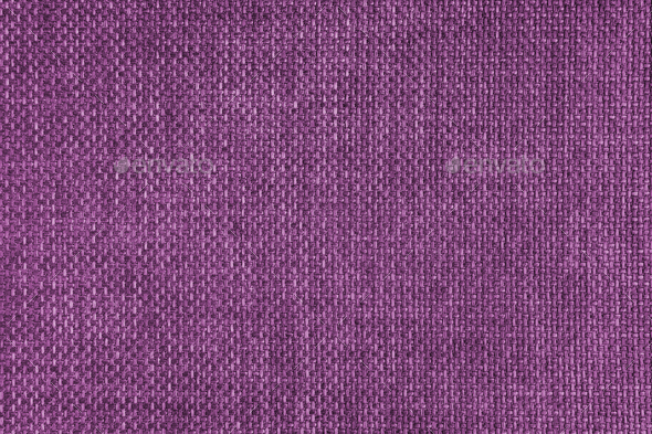 Jacquard Woven Upholstery, Dark Pink Coarse Fabric Texture Close Up - Stock Photo - Images