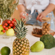 close-up of vegetables, fruits on the kitchen table. cooking. Balanced nutrition - PhotoDune Item for Sale