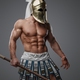 Muscular spearman from ancient greece with long spear - PhotoDune Item for Sale