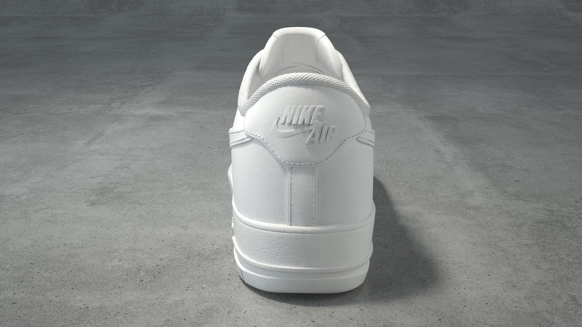 nike air force 1 white 360 view