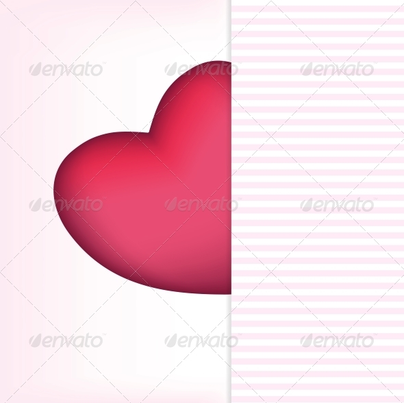 Valentines Day Card - Vector - Backgrounds Decorative