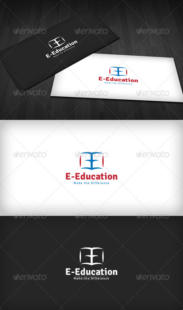 E-Education Logo - Letters Logo Templates