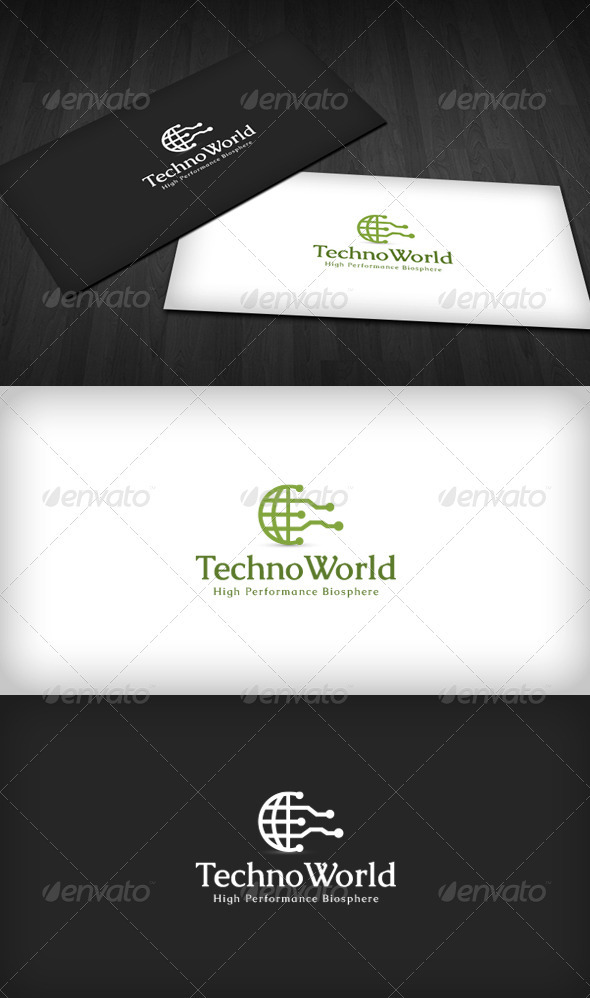 Techno World Logo - Symbols Logo Templates
