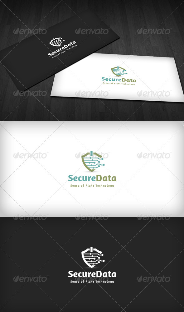 Secure Data Logo - Symbols Logo Templates