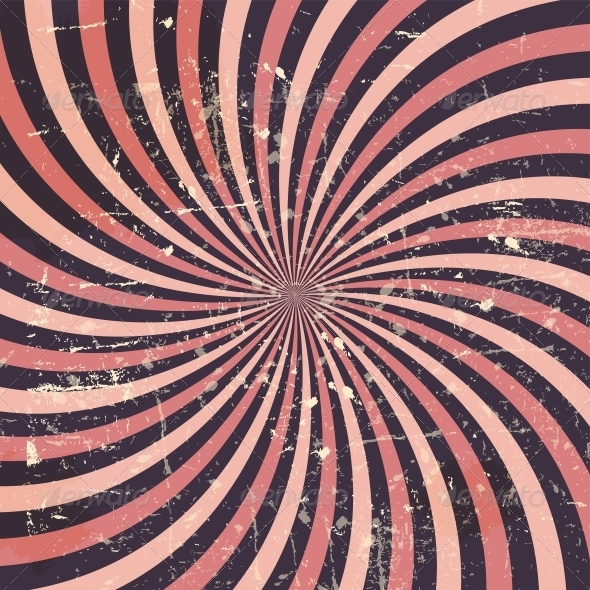Coffee abstract hypnotic background. vector illust - Borders Decorative