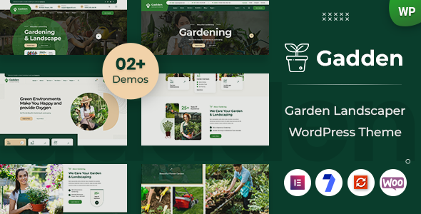Gadden - Garden Landscaper WordPress Theme