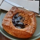 A plate of blueberry danish bread for breakfast at a cafe.  - PhotoDune Item for Sale