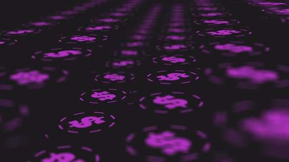 Dollars Sign pattern animation alt