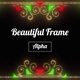 Beautiful Glowing &amp; Sparkling Frame ( Alpha ) - VideoHive Item for Sale