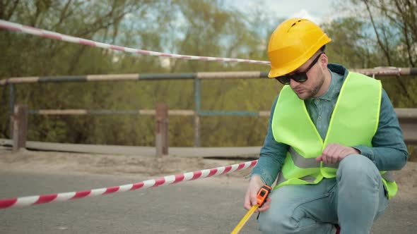 Destroyed Road Bridge Collapse As Consequences Natural Disaster alt