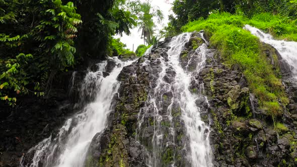 Beautiful Tropical Waterfall alt