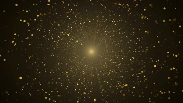 Glitter abstract particles background.