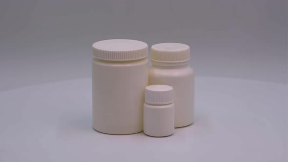 plastic medicine bottles, Stock Footage | VideoHive