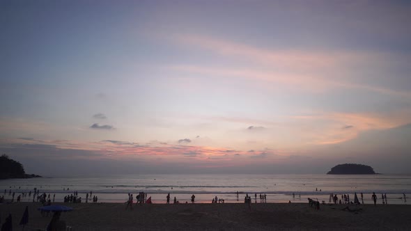 Sunset At Kata Beach Phuket alt