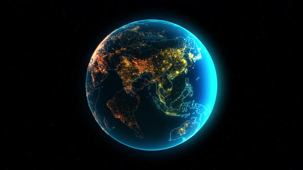 Earth Hologram, Motion Graphics | VideoHive